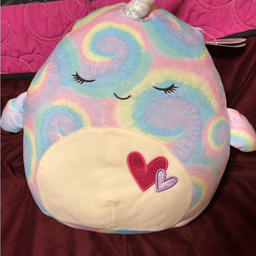 Colorful Unicorn Plush Pillow